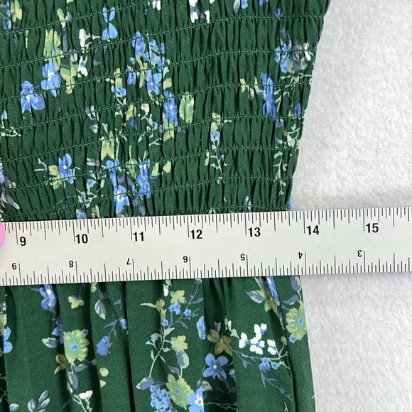 Angels Women’s Dress Size S Green & Blue Floral Elastic Front Tiered Skirt NWT - Picture 13 of 13